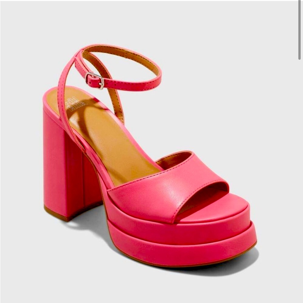 Pink Wild Fable Platform Heels